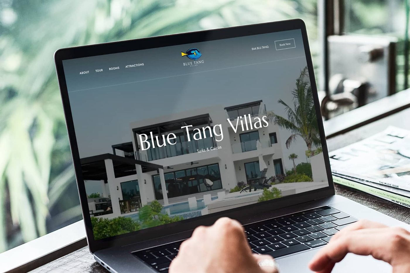 Blue Tang Villas web design project by 5280 Design in Denver