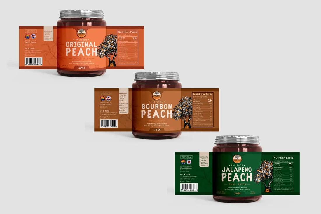 Peach Haus Labels website screenshot 2