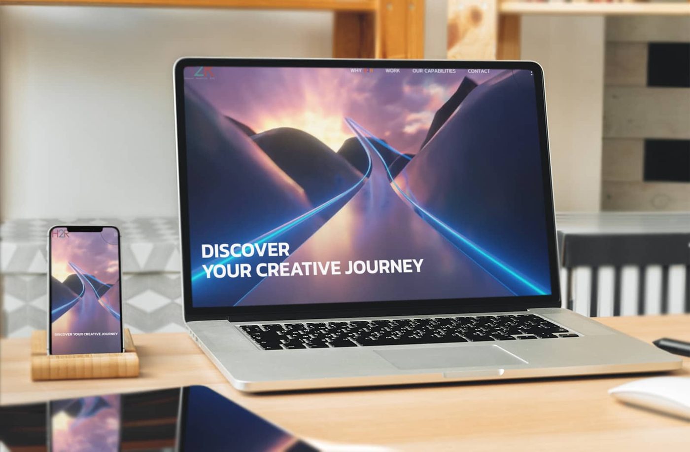 H2R Agency website, designed by 5280 Design in Denver