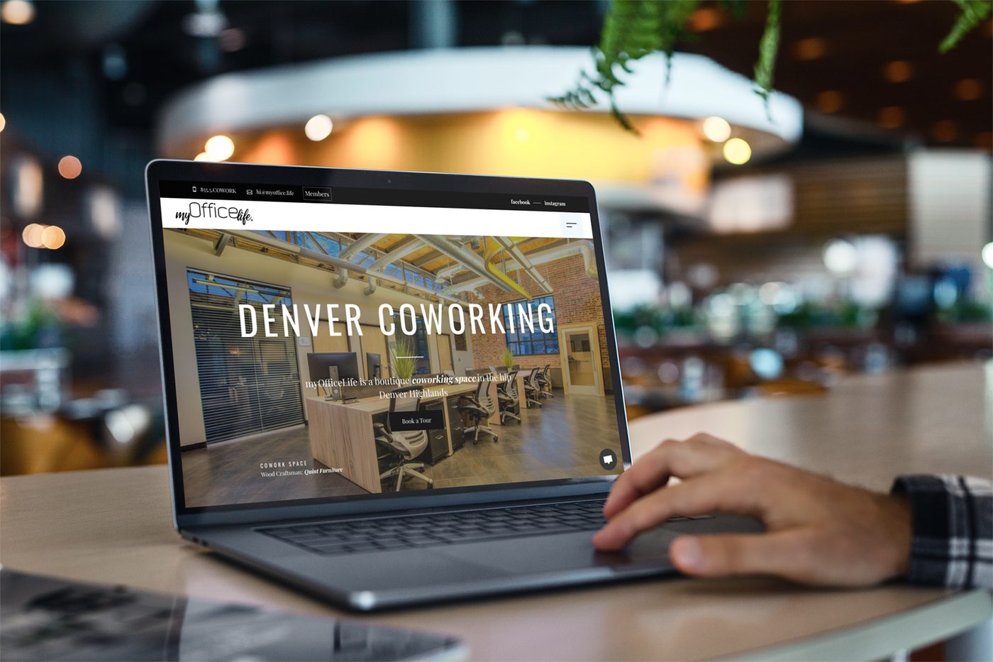 myOfficeLife web design project by 5280 Design in Denver