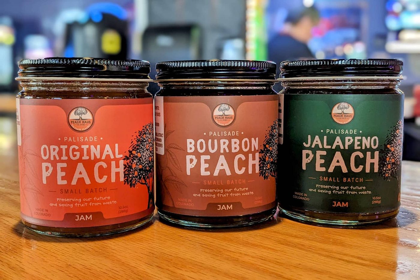 Peach Haus Labels packaging project by 5280 Design in Denver