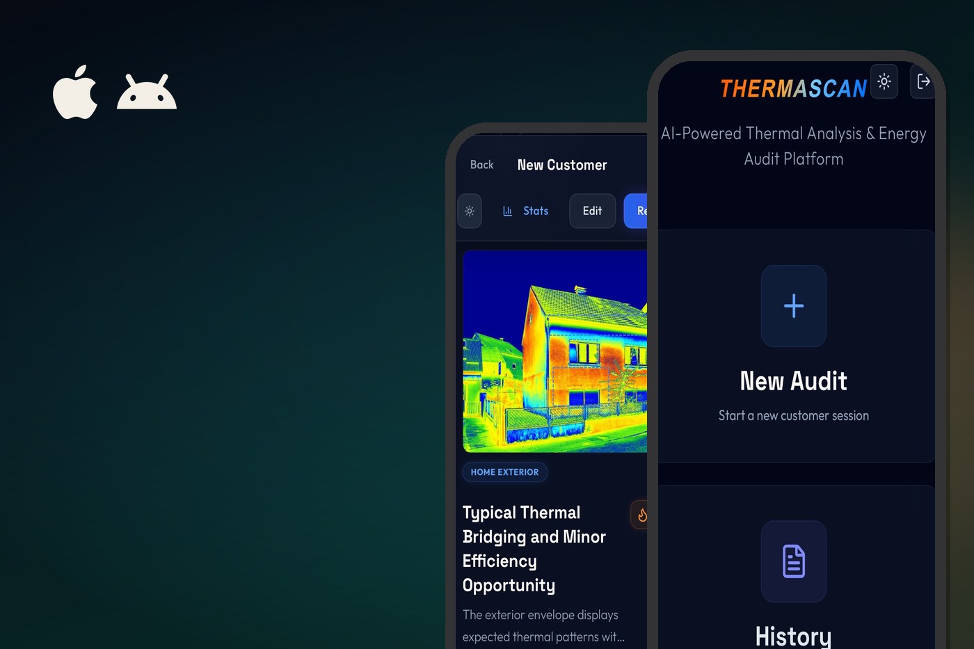 ThermaScan mobile app project by 5280 Design in Denver