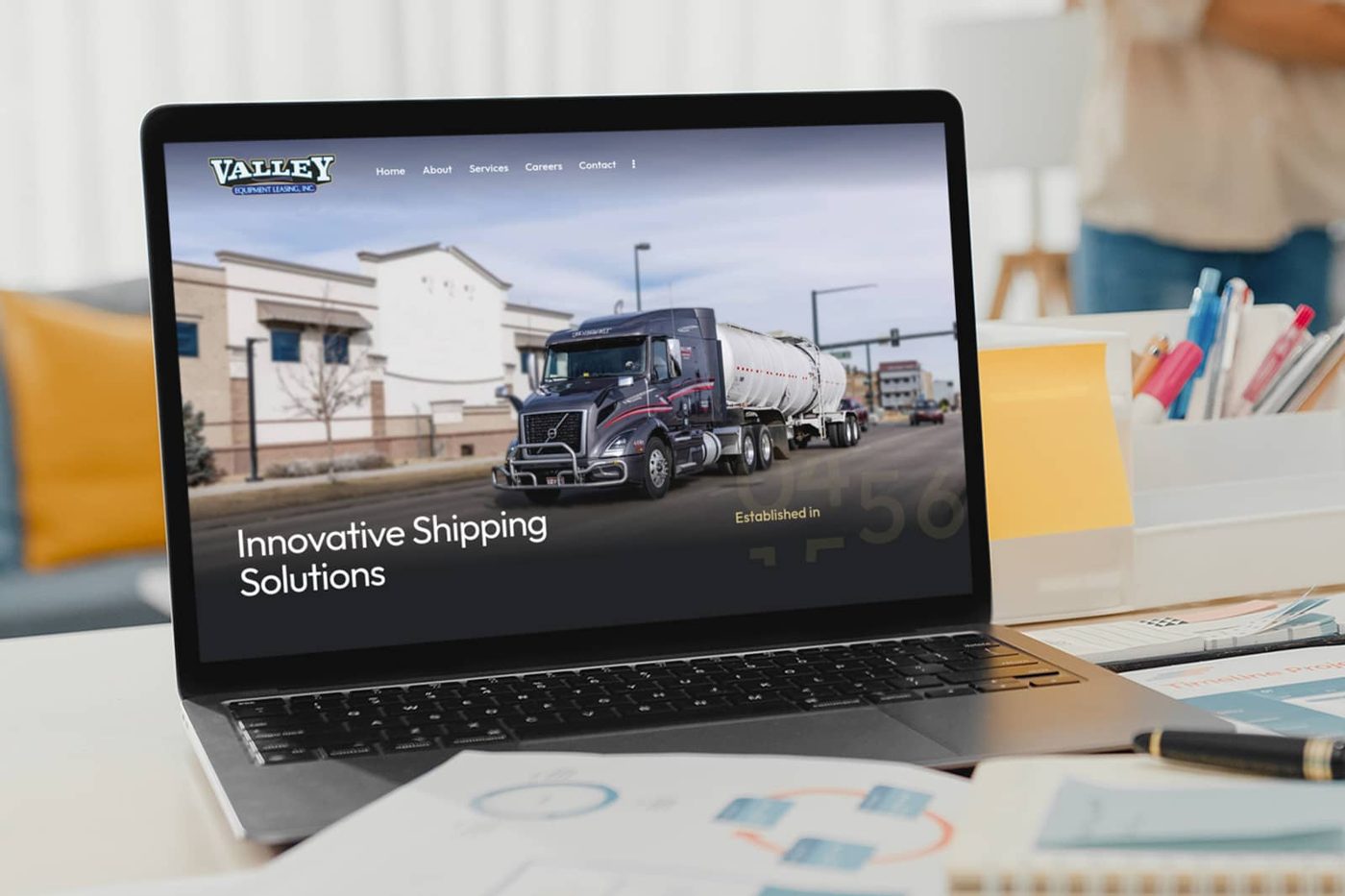 Valley Equipment Leasing website, designed by 5280 Design in Denver