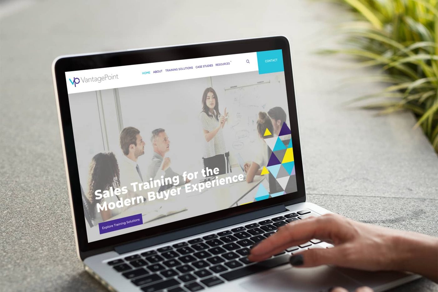 VantagePoint Performance website, designed by 5280 Design in Denver
